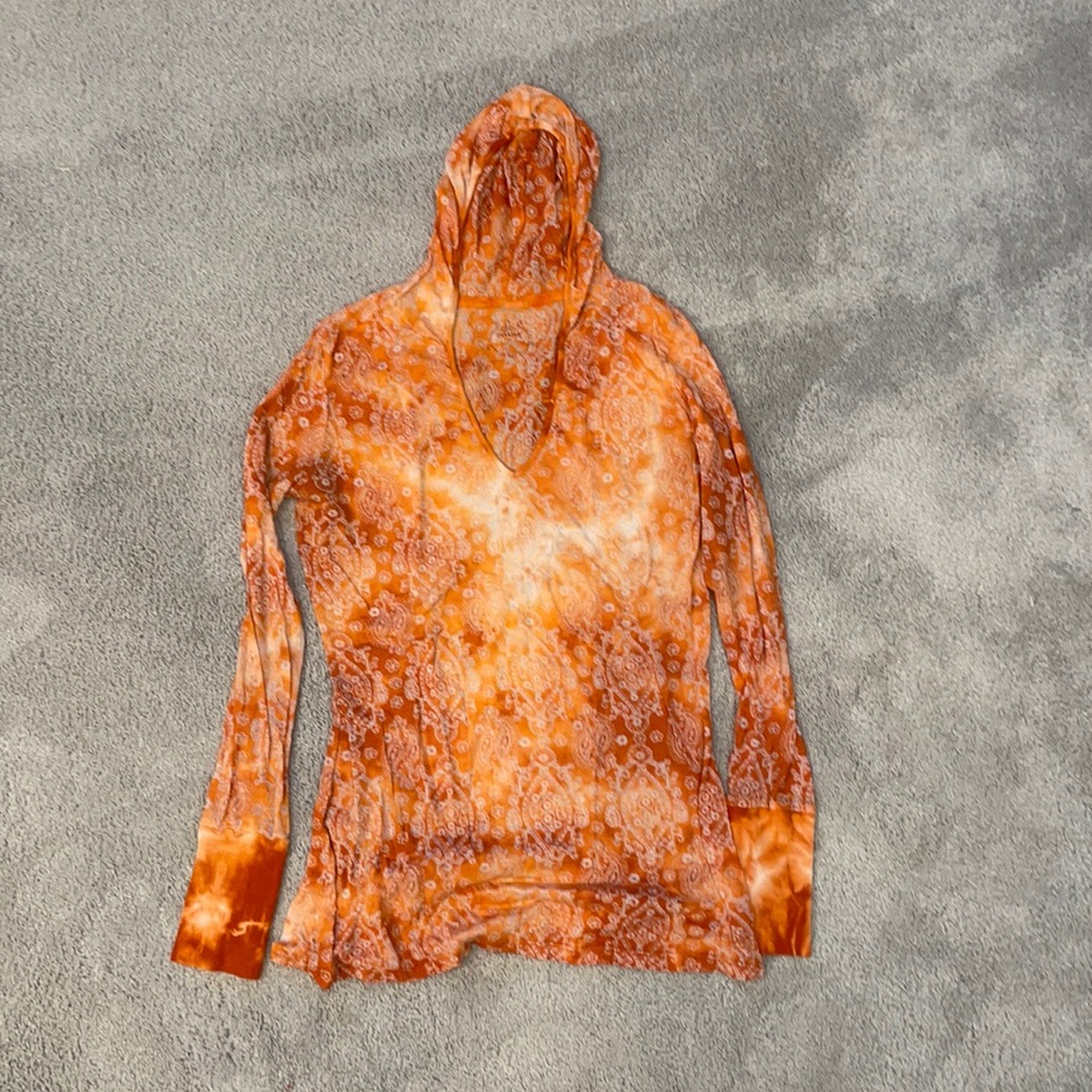 Prana hooded long sleeve top